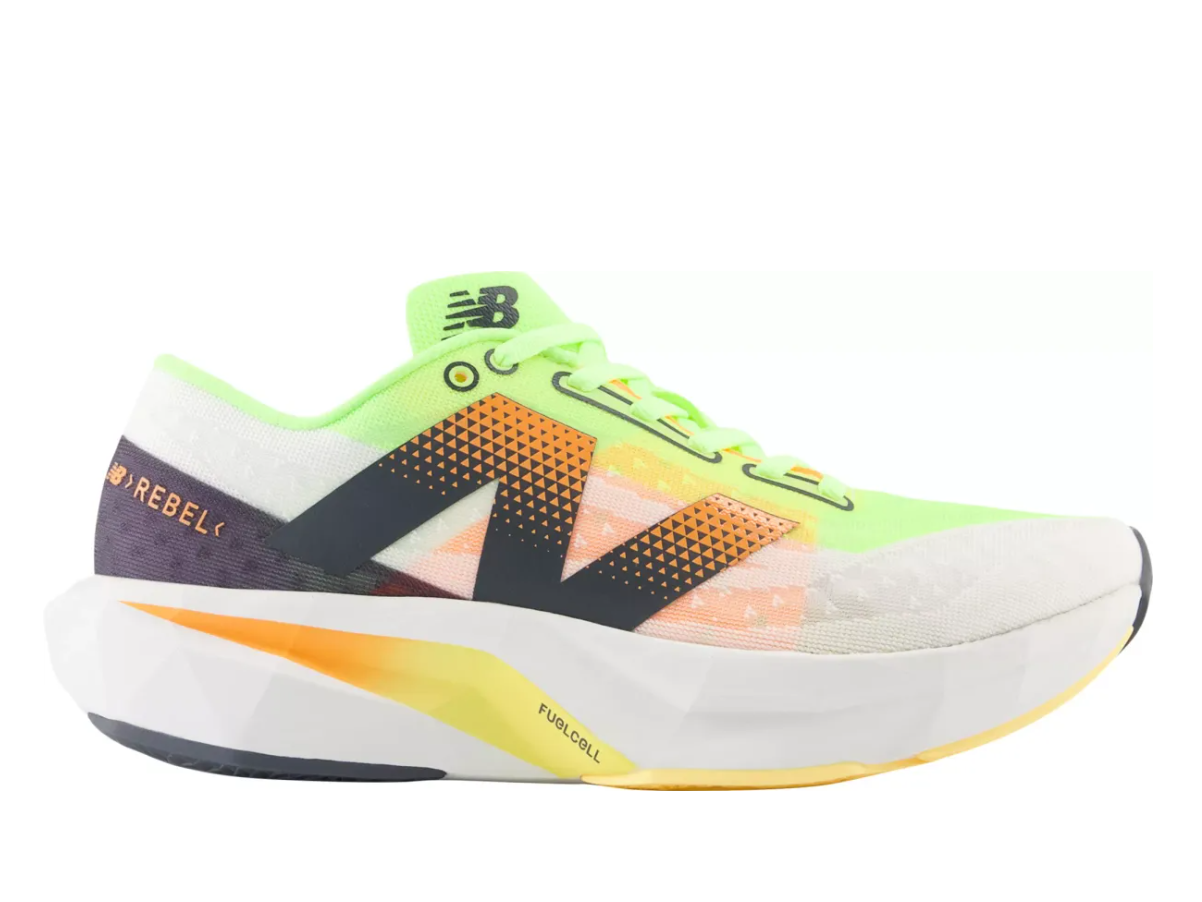 Men's FuelCell Rebel v4 - White/Lime Glo | New Balance