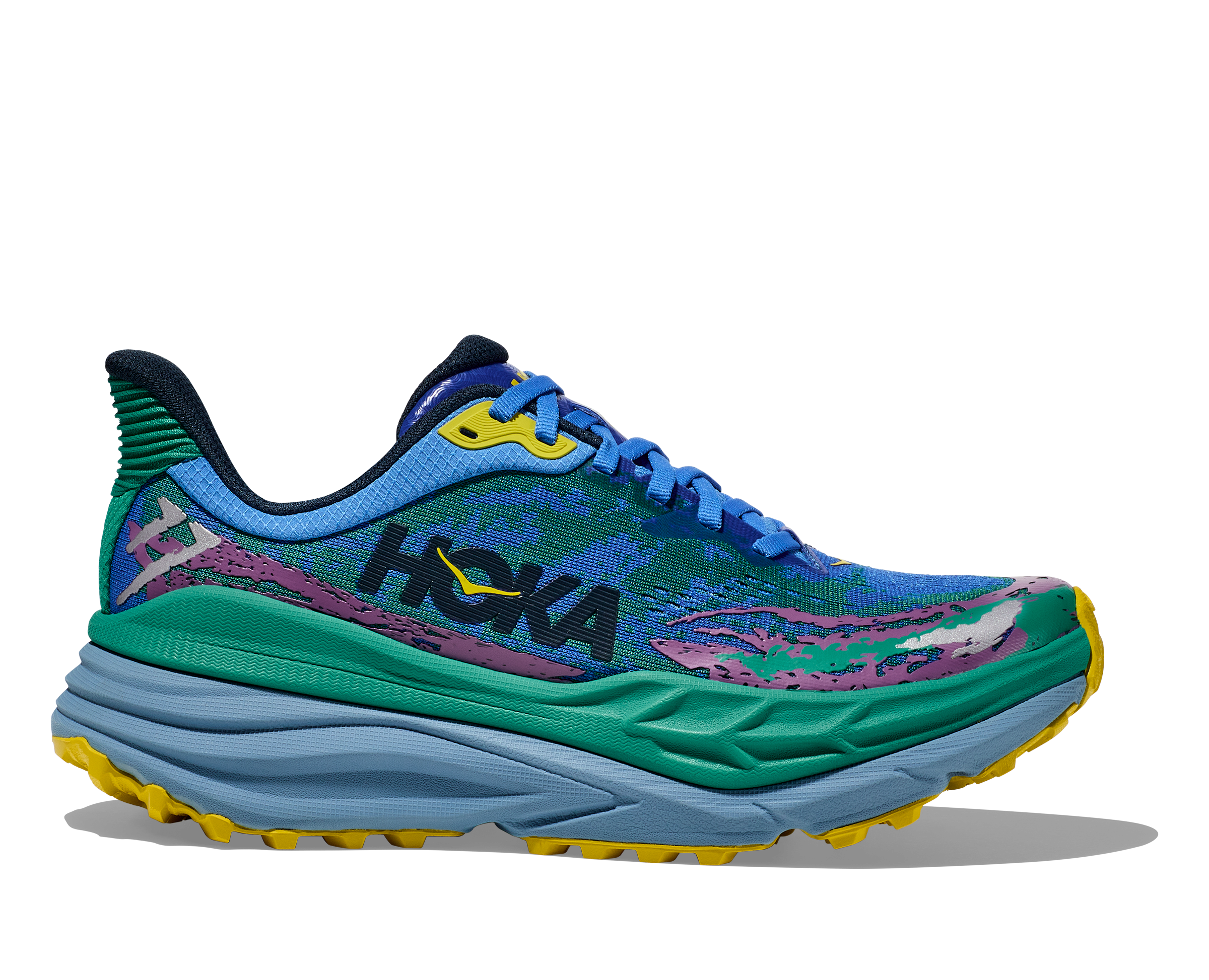 IKA7 イカ7 91-120 135+B18 Women's HOKA Stinson 7 - Virtual Blue/Tech Green