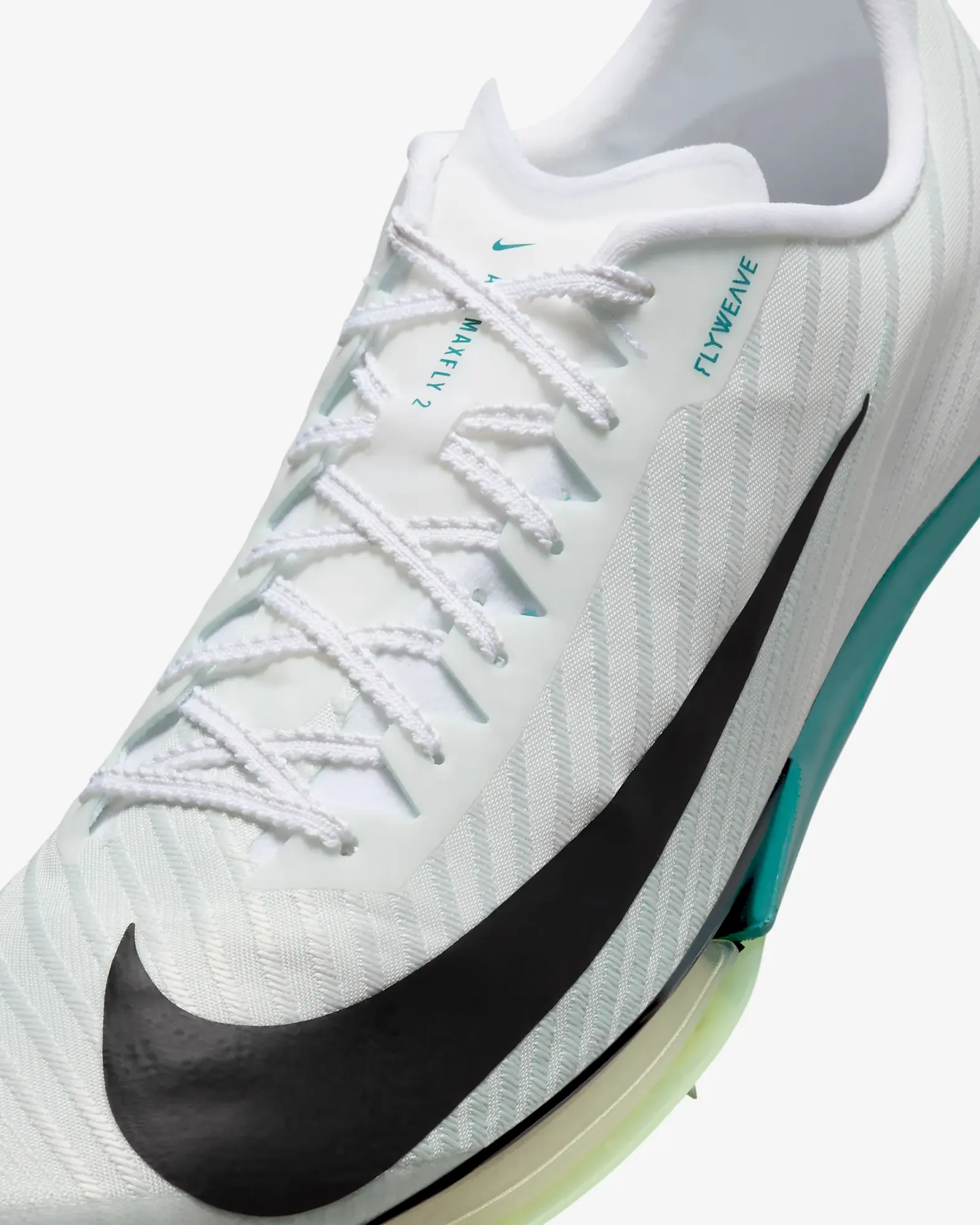 Nike Maxfly 2 Sprinting Track & Field Spike - White/Bright Nike Maxfly 2 Sprinting Track & Field Spike - White/Bright