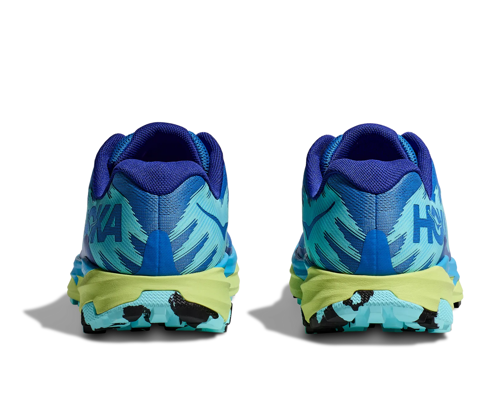 Hoka One One Torrent 3 Trail Running Shoes Blue Lime Mens 10.5 EU 44 2/3 Men main image 3